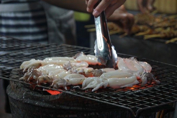 Фестиваль морепродуктов в Паттайе на Наклыа