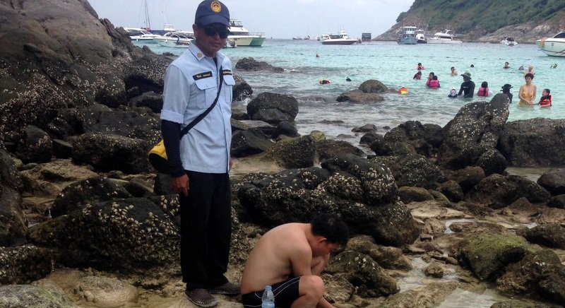 Две пойманные коралловые рыбки обошлись туристу в 100 тыс. бат