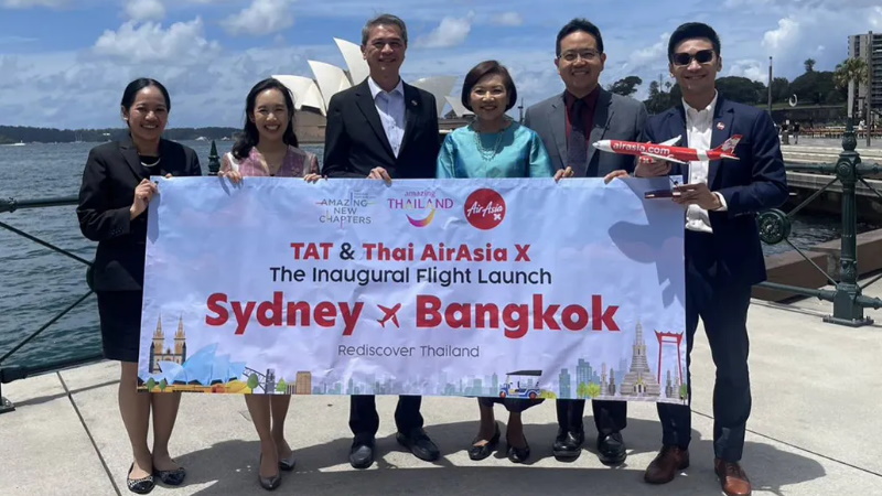 Thai AirAsia X начала летать в Таиланд из Сиднея и Мельбурна