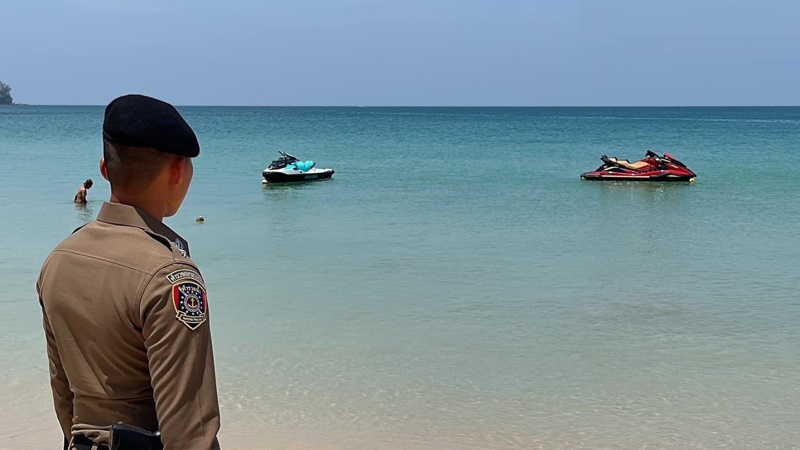 Морская полиция проверила аквабайки на пляже Банг-Тао и пообещала регулярные инспекции в будущем