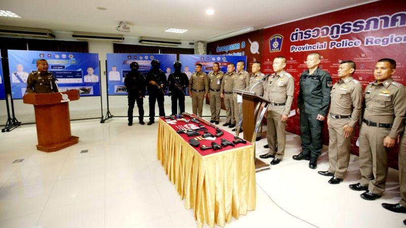 Полиция подвела итоги операции Defeat Andaman в семи провинциях южного Таиланда