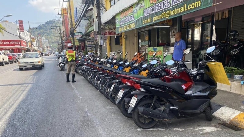 Начальник полиции Пхукета  отдал приказ принять меры против прокатчиков скутеров