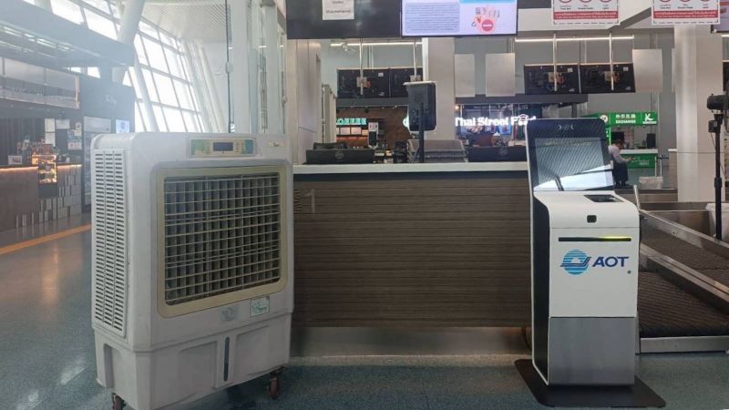 В аэропорту Пхукета вышла из строя система централизованного кондиционирования воздуха