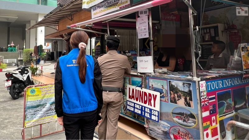 Туристическая полиция Пхукета проверила экскурсионное бюро Sub Taxi and Tour в Патонге