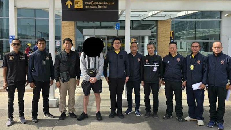 Гражданин Великобритании был арестован в международном аэропорту Пхукета