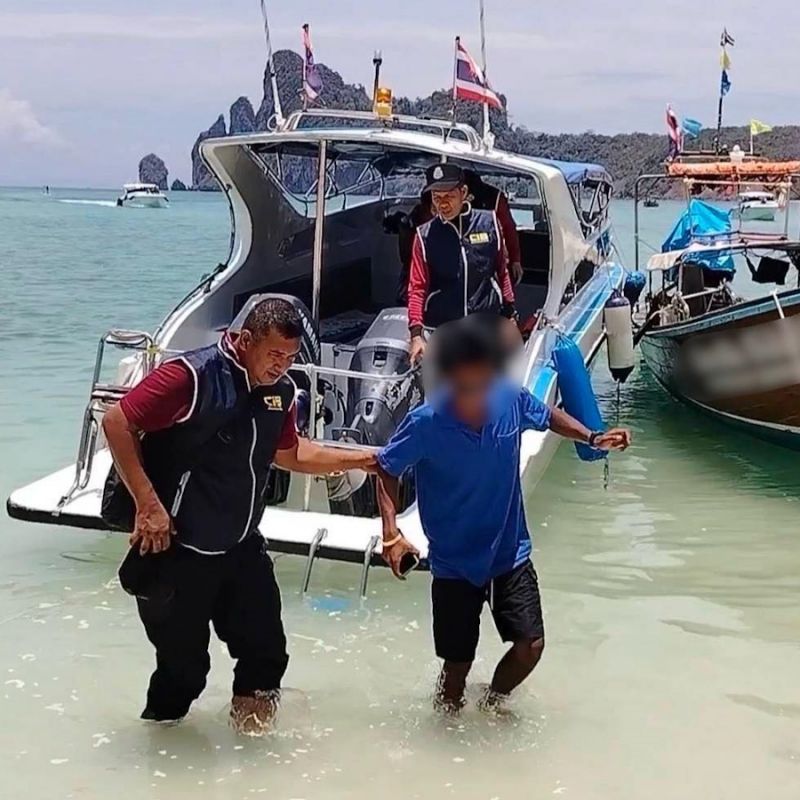 Центральное бюро расследований  продолжает кампанию по выявлению наркозависимых лиц среди лодочников, обслуживающих туристов на Пхи-Пхи