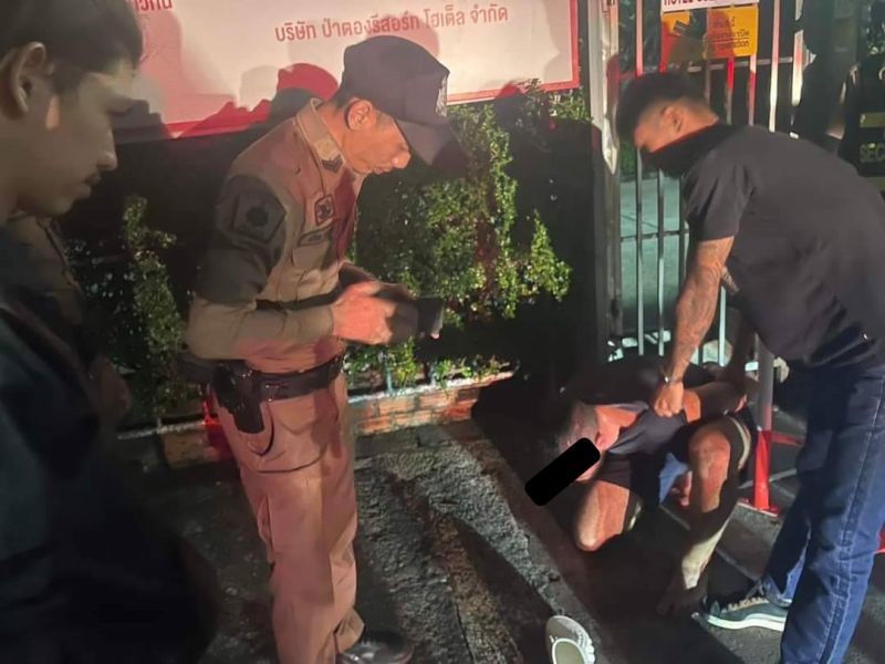 Полиция Патонга арестовала иностранца, устроившего пьяный дебош