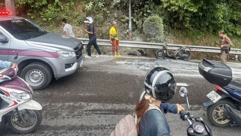 Гражданин Великобритании лишился скутера в результате дорожной аварии