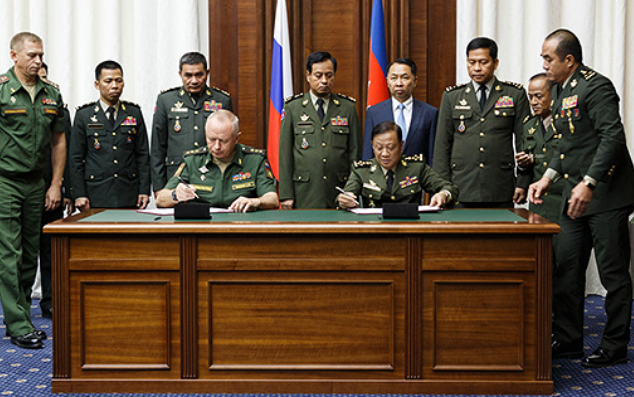 Минобороны РФ: Россия и Камбоджа подписали соглашение о военном сотрудничестве
