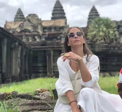 Юлия Барановская отдыхает с детьми в Камбодже