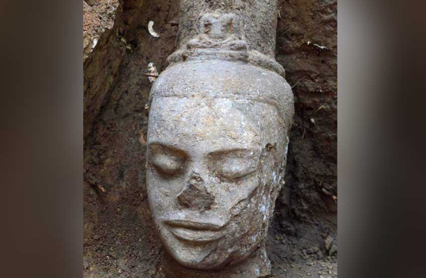 В Камбодже обнаружили голову "совершенного человека"