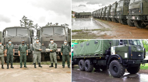 Национальная полиция Камбоджи получила партию вездеходов из Минска