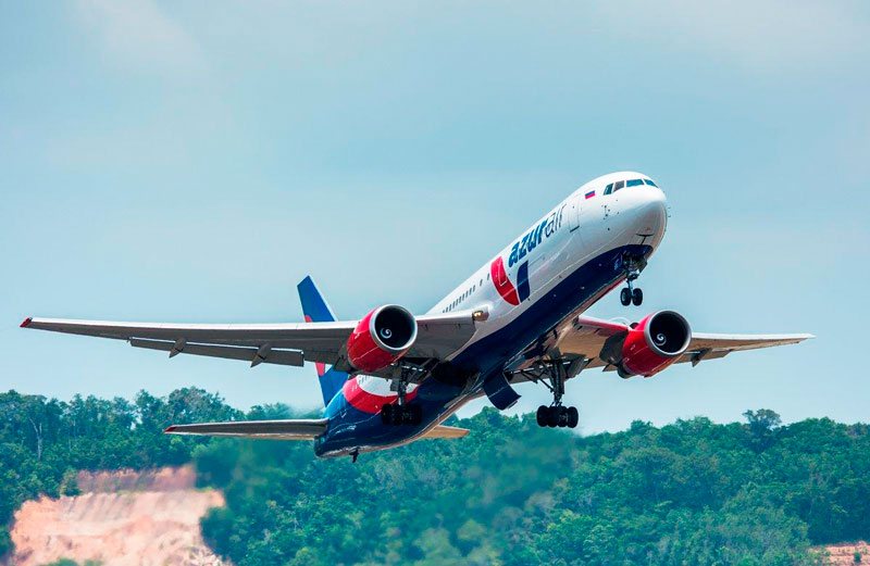 Авиакомпания Azur Air планирует начать полеты в Таиланд в декабре