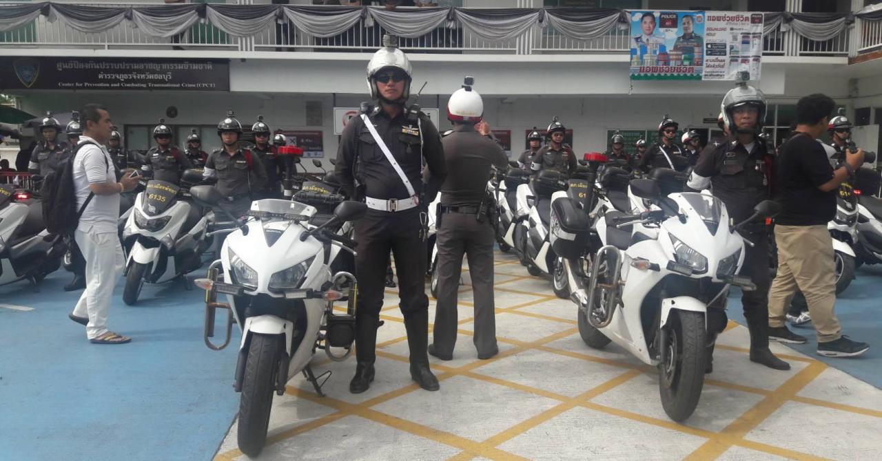 Полиция Паттайи провела рейд против арабских мотоциклистов без прав