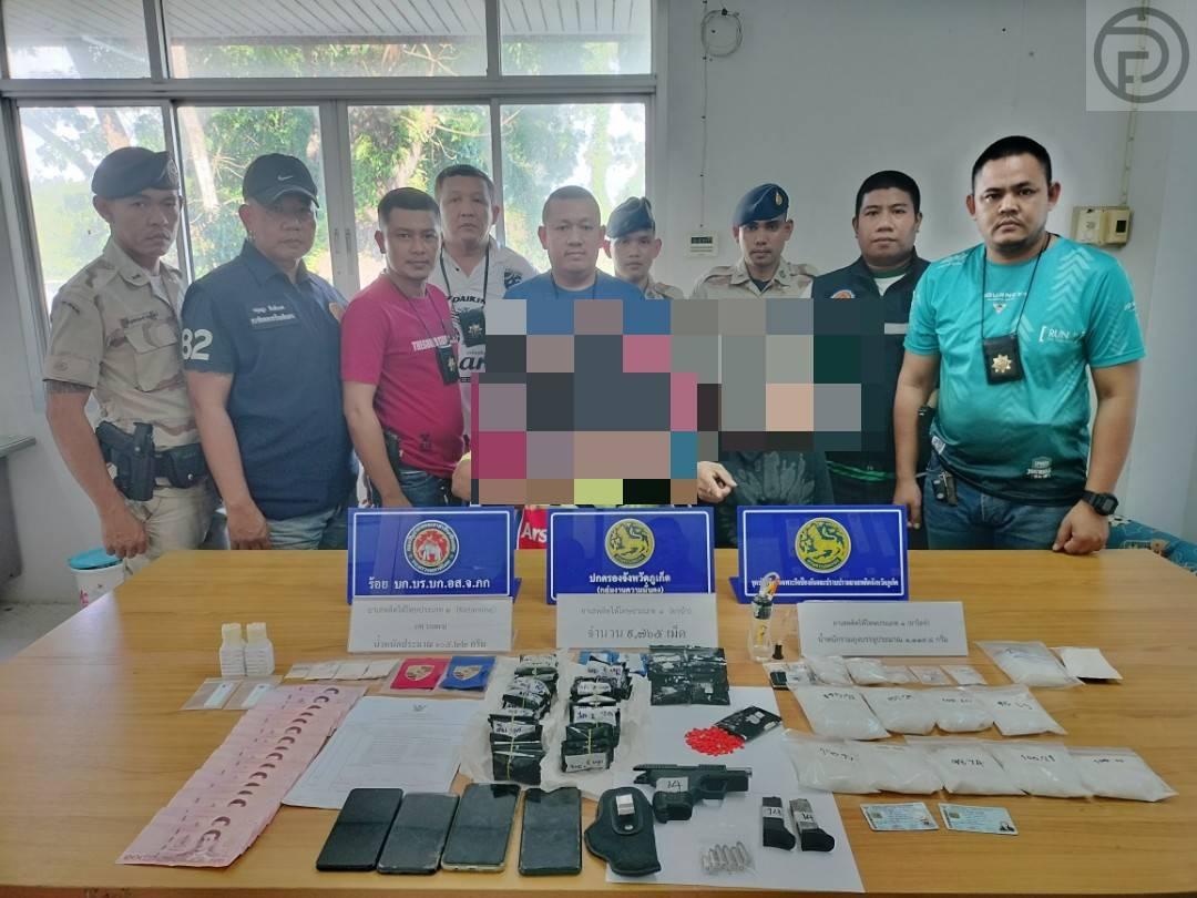 В Раваи арестована пара с 9765 таблетками метамфетамина, 1 кг кристаллического метамфетамина и 100 г кетамина