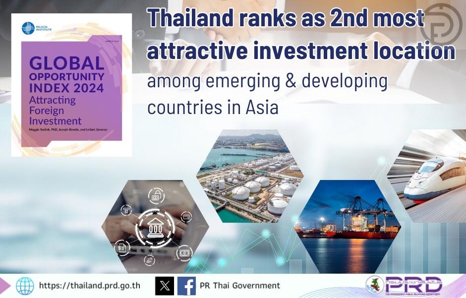 Таиланд занимает второе место по привлекательности для инвестиций в Азии