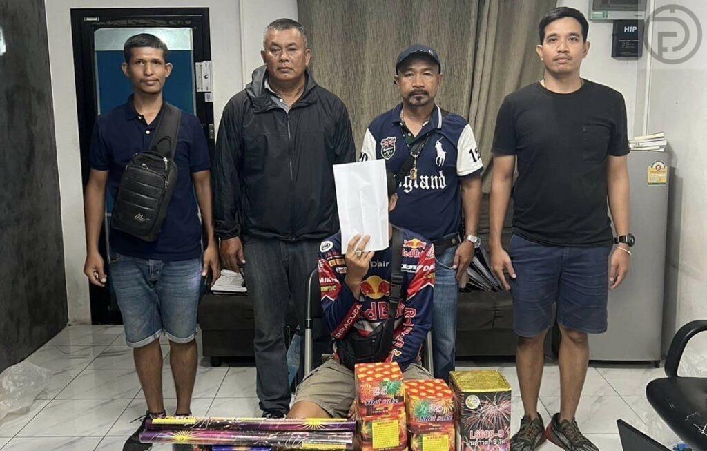 Мужчина арестован за незаконную продажу фейерверков на пляже Патонг