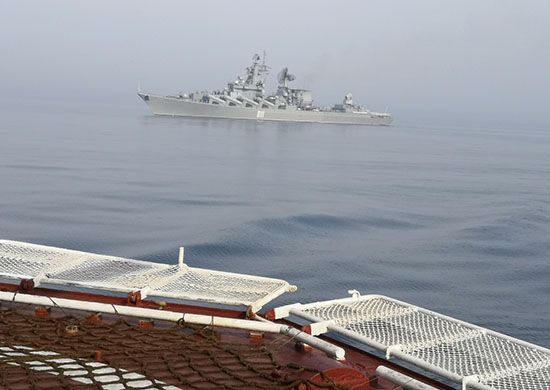 Отряд кораблей ВМФ России прибыл в Таиланд