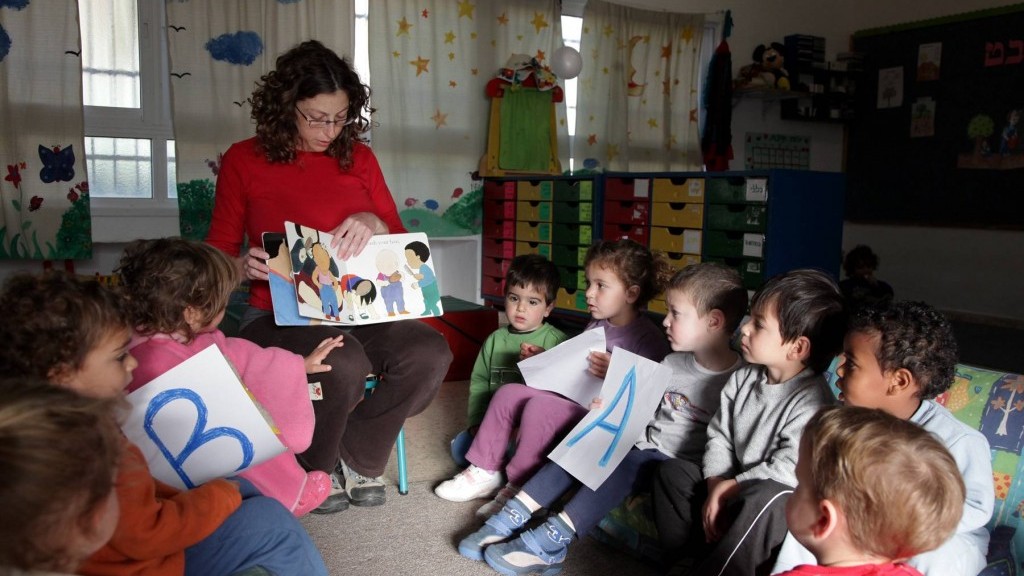 Образование до школы в Израиле