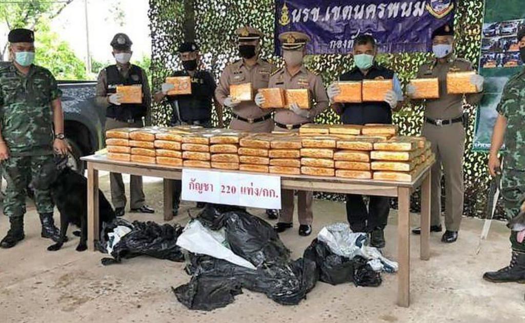 На границе Таиланда поймали преступников с 409 килограммами марихуаны