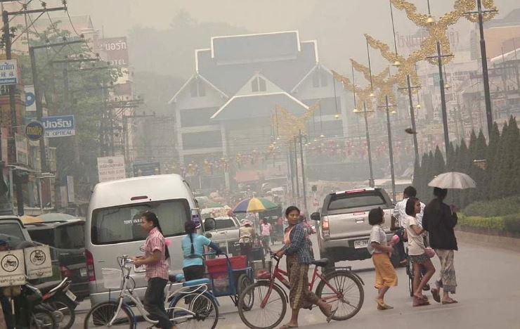 Чиангмай утопает в пыли и дыме от лесных пожаров