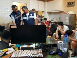 В Паттайе арестовали банду китайских онлайн-букмекеров