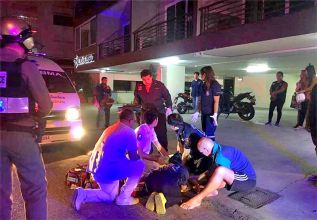 В Паттайе тайская девушка выпала с 5 этажа