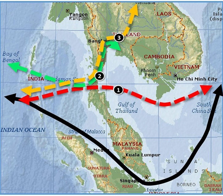 В Таиланде хотят запустить проект сухопутного сообщения в обход Малаккского пролива