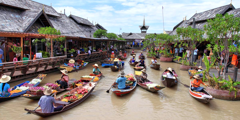 Плавучий рынок в Паттайе – Pattaya Floating Market