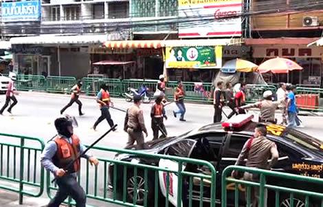 Водители такси устроили бойню в столице Таиланда