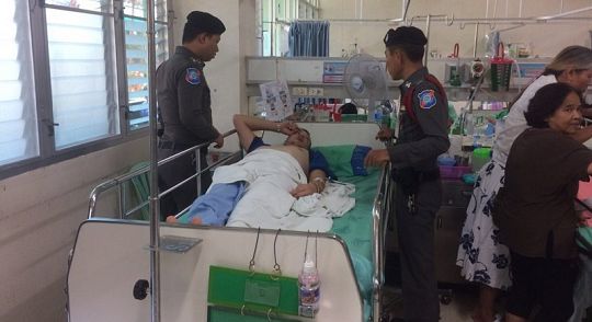 Иностранец госпитализирован после драки с охранниками на Бангла-Роуд
