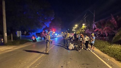Иностранный участник марафона в Лагуне получил травму головы после того, как его сбил мотоцикл во время забега