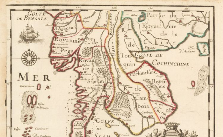 Карта Древнего Сиама