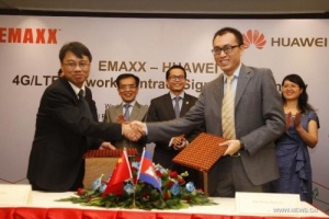 EMAXX и Huawei расширяют сеть 4 G в Камбодже