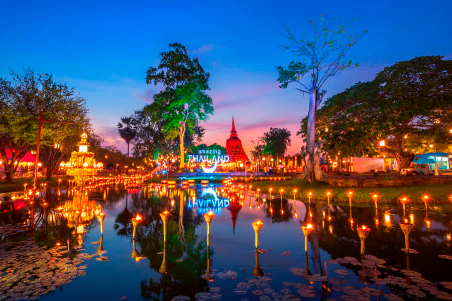 Лой Кратонг в Таиланде 2023