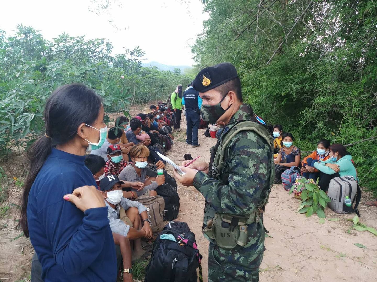 Десятки бирманских мигрантов арестованы на тайско-мьянманской границе за незаконный въезд