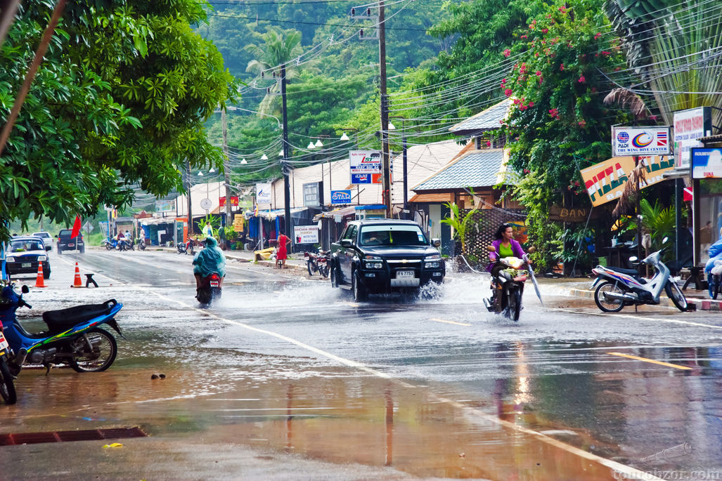 На Пхукете быстро устранены последствия утренних наводнений