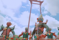 Герои тайского эпоса агитируют жителей Таиланда путешествовать дома