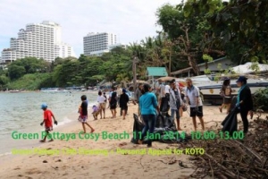 Субботник. Очистка пляжа Cosy Beach.