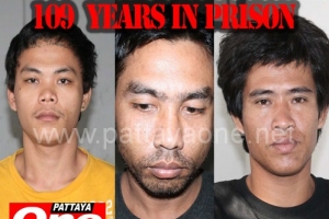 Russian Assault Suspects sentenced to 109 years in Prison at Pattaya Court