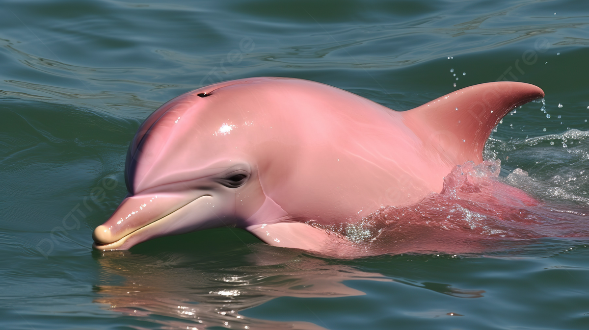 Редкий розовый дельфин замечен у пляжа Ханом на юге Таиланда