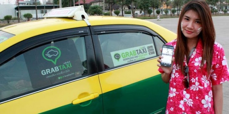 Противостояние Такси Pattaya Uber и Grab Taxi