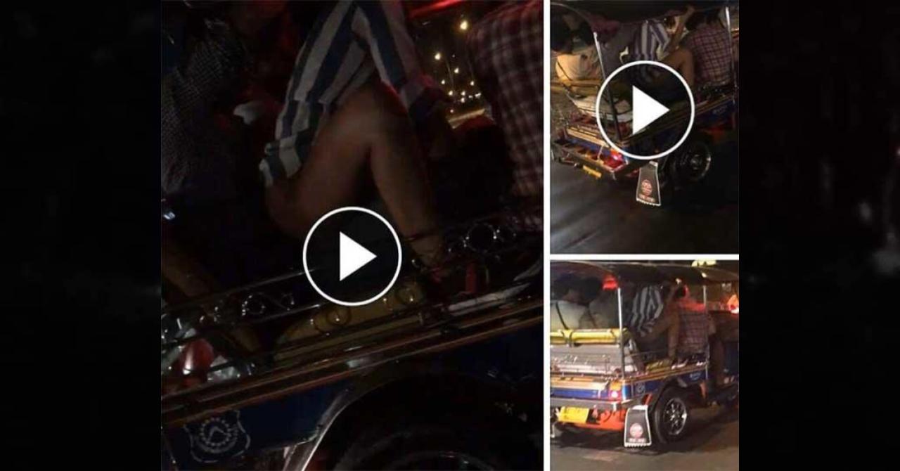 Застукали в тук-туке — туристы занялись любовью в общественном транспорте Бангкока