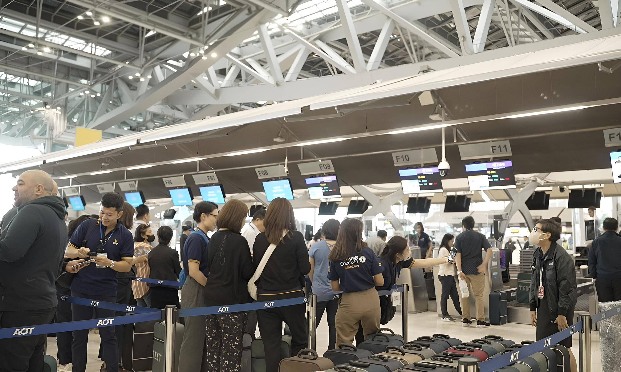 Аэропорты Таиланда приняли меры для сокращения очередей