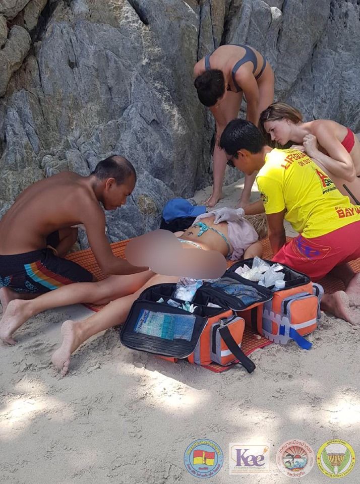 Россиянка упала со скалы на пляже Патонг