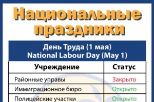 Жители Таиланда будут отдыхать в начале мая 5 дней