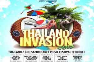 THE WORLD INVADES KOH SAMUI FOR 9 DAYS OF ETERNAL PARTYING....