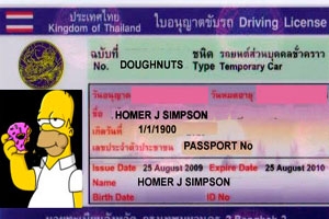 Иностранцы в Таиланде смогут получать временные водительские права
