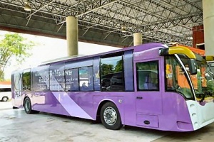 Электро-автобус был презентован в Таиланде