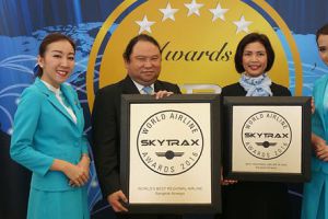 Bangkok Airways названа лучшей региональной авиакомпанией по версии Skytrax